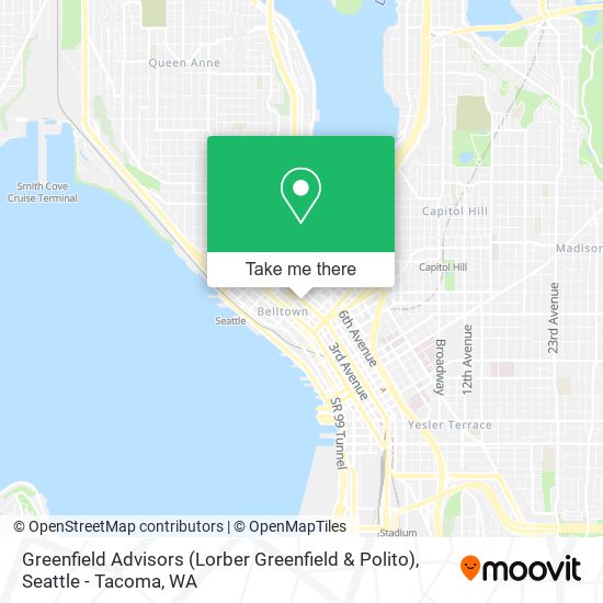 Mapa de Greenfield Advisors (Lorber Greenfield & Polito)