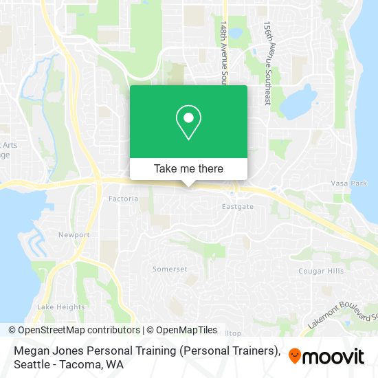 Mapa de Megan Jones Personal Training (Personal Trainers)