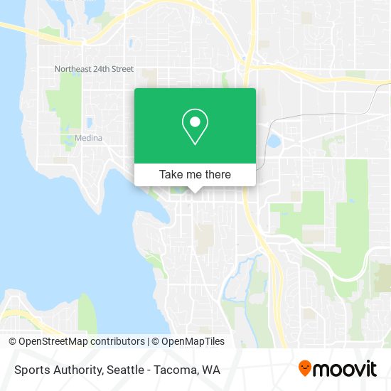 Sports Authority map