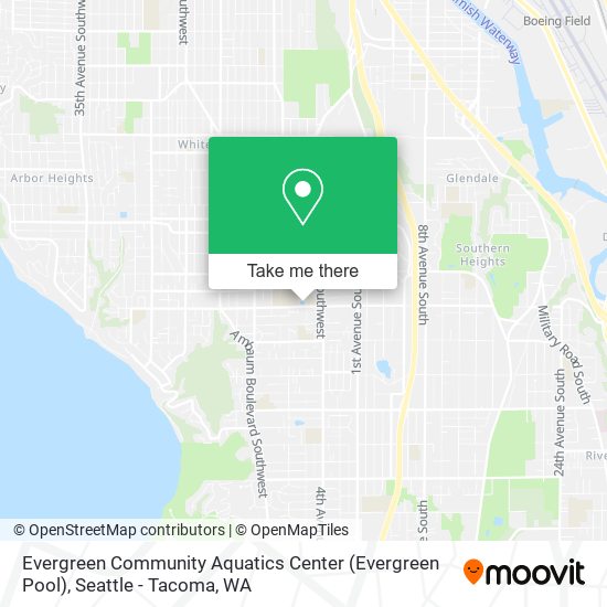 Mapa de Evergreen Community Aquatics Center (Evergreen Pool)