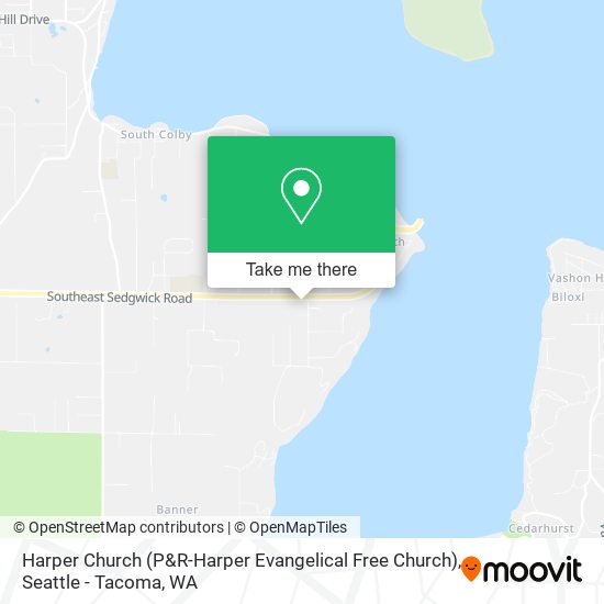 Harper Church (P&R-Harper Evangelical Free Church) map