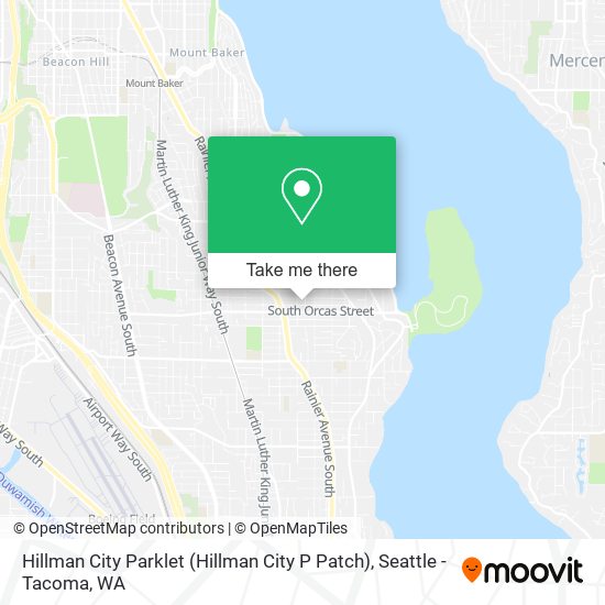 Mapa de Hillman City Parklet (Hillman City P Patch)