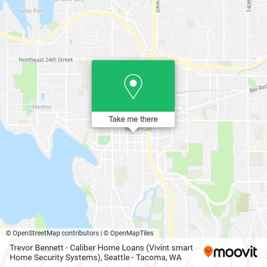 Trevor Bennett - Caliber Home Loans (Vivint smart Home Security Systems) map