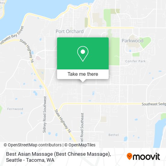 Best Asian Massage (Best Chinese Massage) map