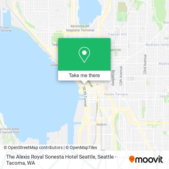 The Alexis Royal Sonesta Hotel Seattle map