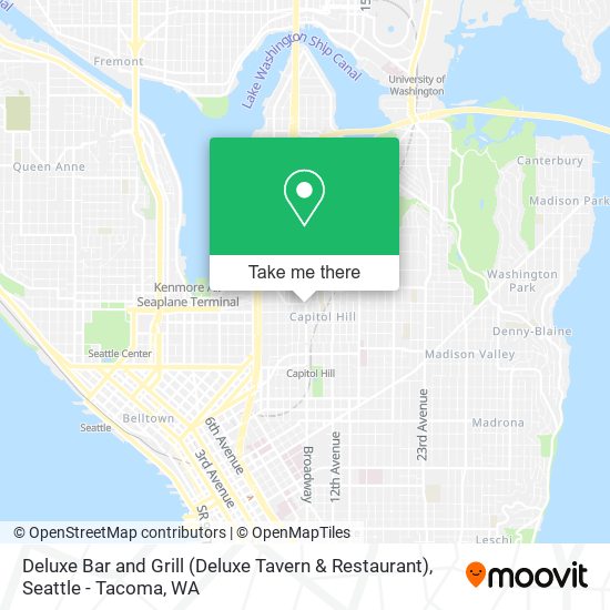 Deluxe Bar and Grill (Deluxe Tavern & Restaurant) map
