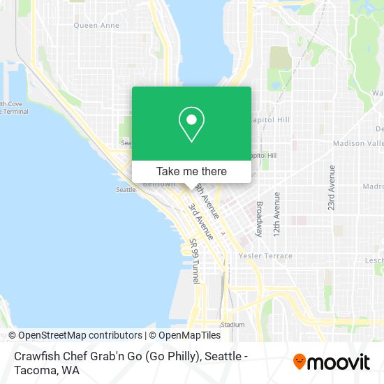 Mapa de Crawfish Chef Grab'n Go (Go Philly)
