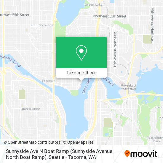 Sunnyside Ave N Boat Ramp (Sunnyside Avenue North Boat Ramp) map