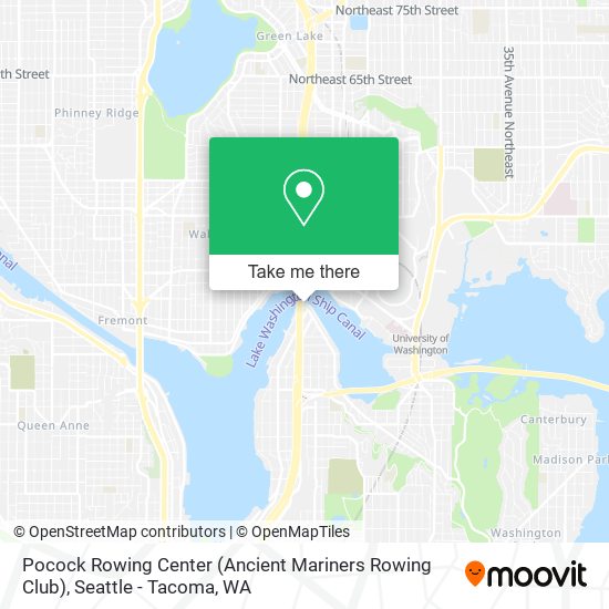 Pocock Rowing Center (Ancient Mariners Rowing Club) map