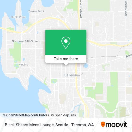 Black Shears Mens Lounge map