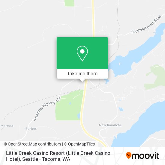 Little Creek Casino Resort map