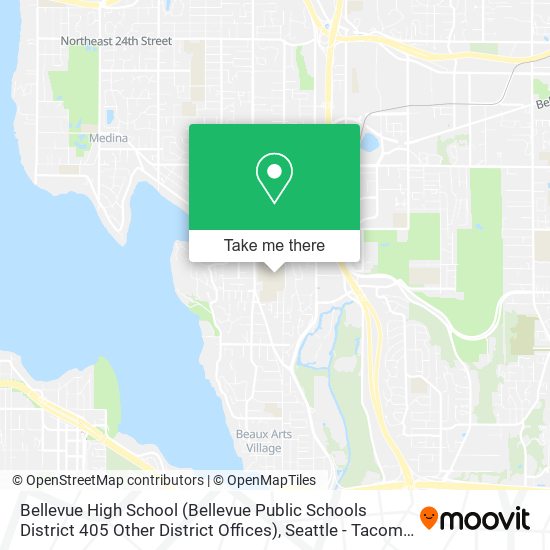 Bellevue High School (Bellevue Public Schools District 405 Other District Offices) map