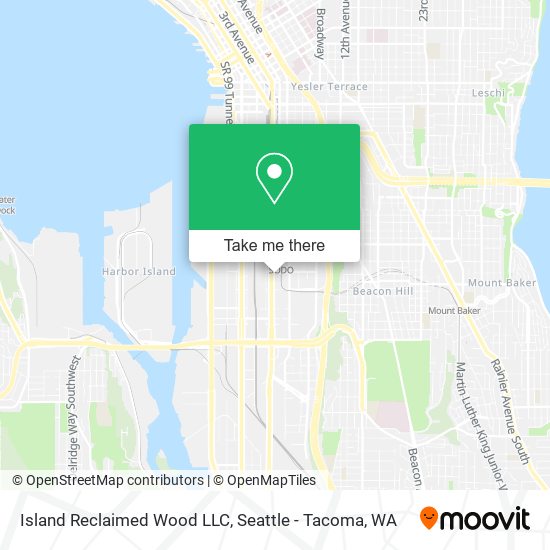 Island Reclaimed Wood LLC map