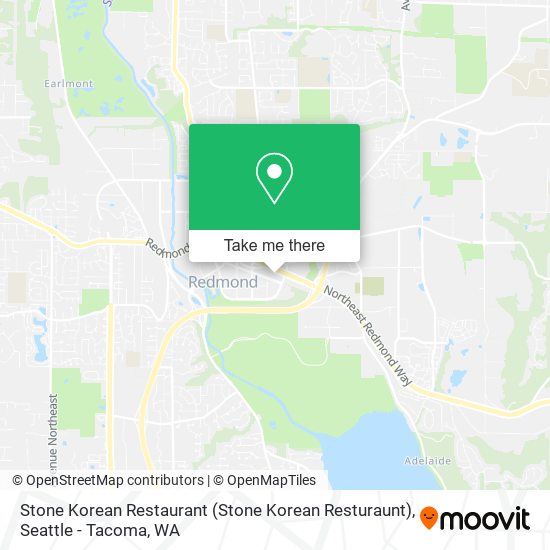 Mapa de Stone Korean Restaurant (Stone Korean Resturaunt)