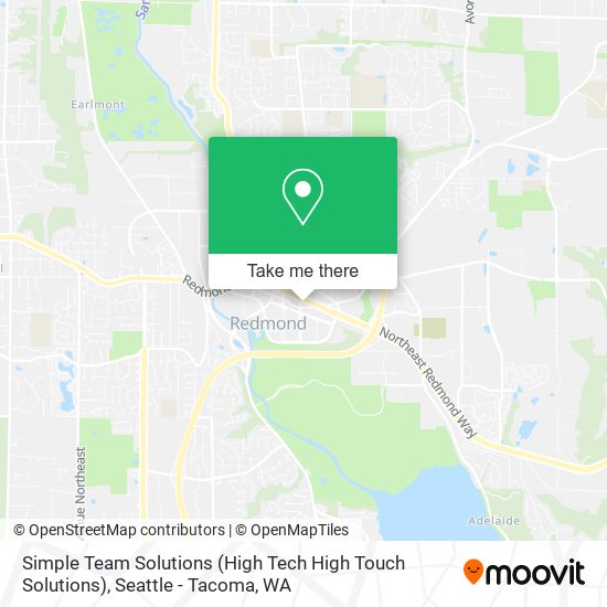 Mapa de Simple Team Solutions (High Tech High Touch Solutions)