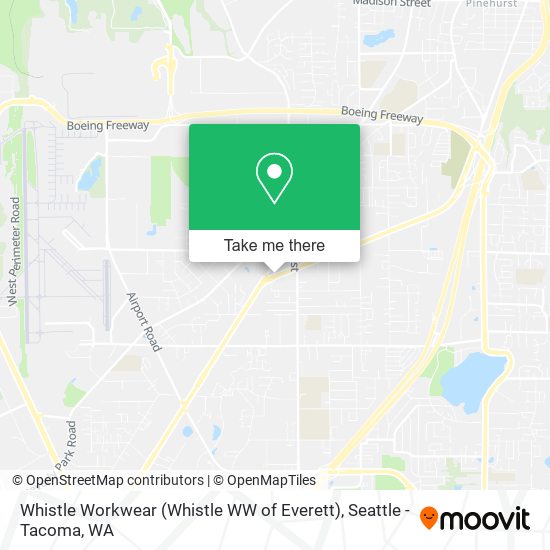 Mapa de Whistle Workwear (Whistle WW of Everett)