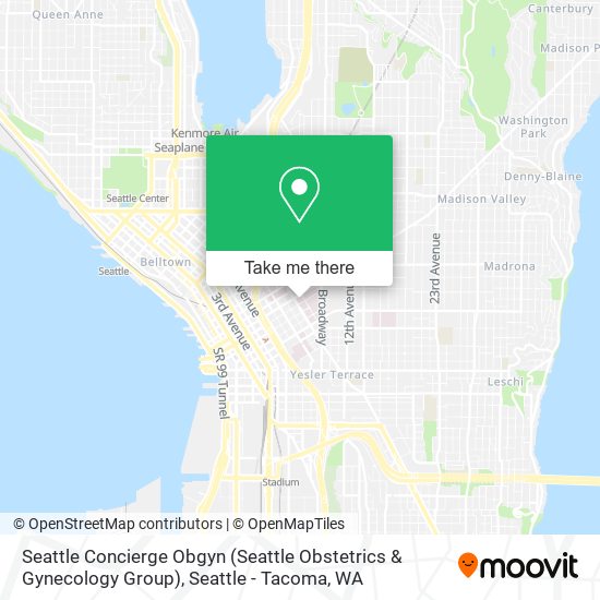 Mapa de Seattle Concierge Obgyn (Seattle Obstetrics & Gynecology Group)