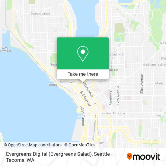 Evergreens Digital (Evergreens Salad) map