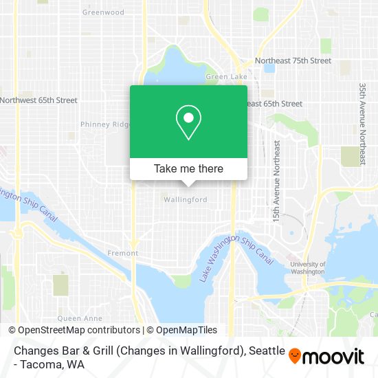 Mapa de Changes Bar & Grill (Changes in Wallingford)