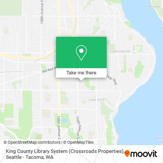 King County Library System (Crossroads Properties) map