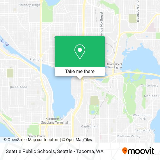 Mapa de Seattle Public Schools