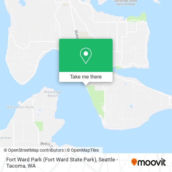 Fort Ward Park map