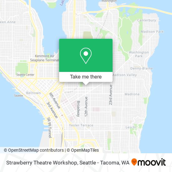 Mapa de Strawberry Theatre Workshop