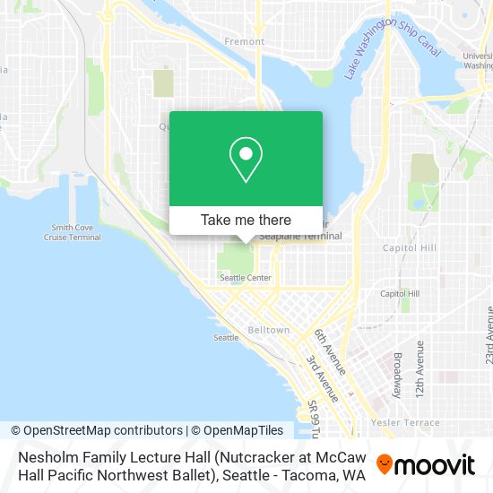 Nesholm Family Lecture Hall (Nutcracker at McCaw Hall Pacific Northwest Ballet) map