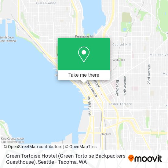 Green Tortoise Hostel (Green Tortoise Backpackers Guesthouse) map