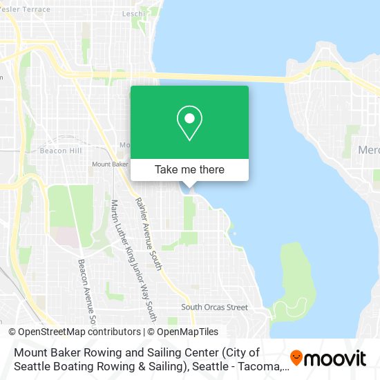 Mapa de Mount Baker Rowing and Sailing Center (City of Seattle Boating Rowing & Sailing)