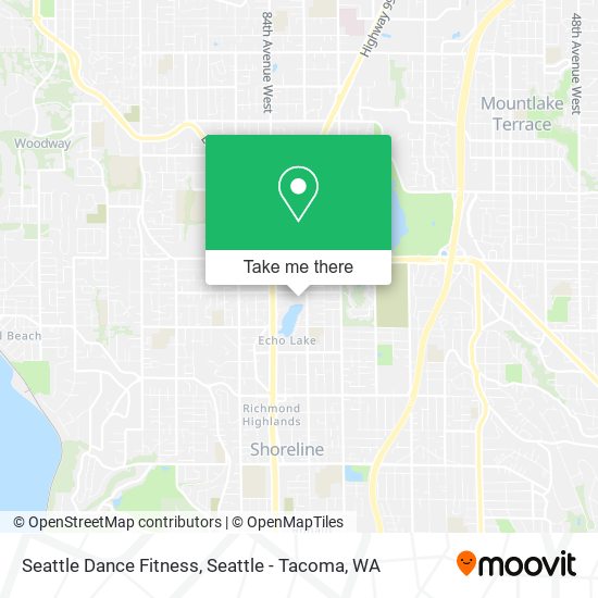 Seattle Dance Fitness map