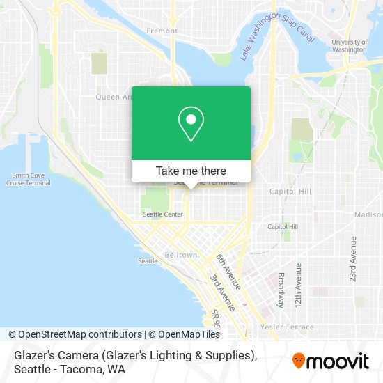 Mapa de Glazer's Camera (Glazer's Lighting & Supplies)