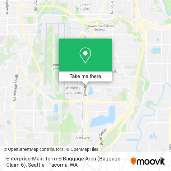 Mapa de Enterprise-Main Term-S Baggage Area (Baggage Claim 6)