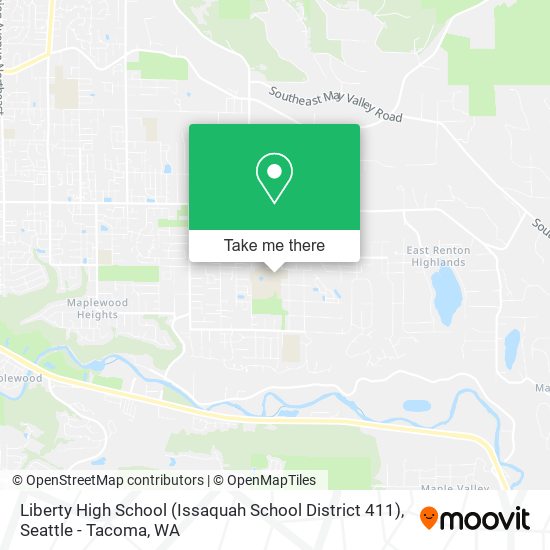 Liberty High School (Issaquah School District 411) map