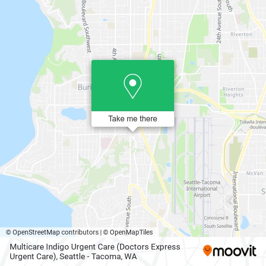 Multicare Indigo Urgent Care (Doctors Express Urgent Care) map
