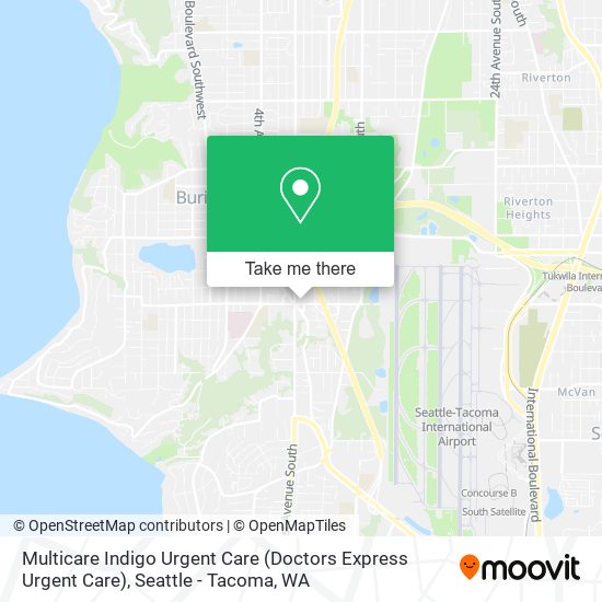 Mapa de Multicare Indigo Urgent Care (Doctors Express Urgent Care)