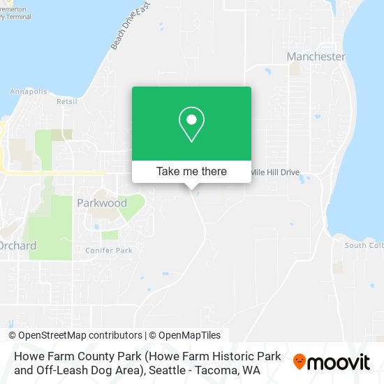 Howe Farm County Park (Howe Farm Historic Park and Off-Leash Dog Area) map