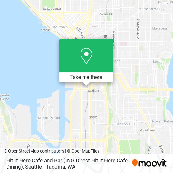 Hit It Here Cafe and Bar (ING Direct Hit It Here Cafe Dining) map