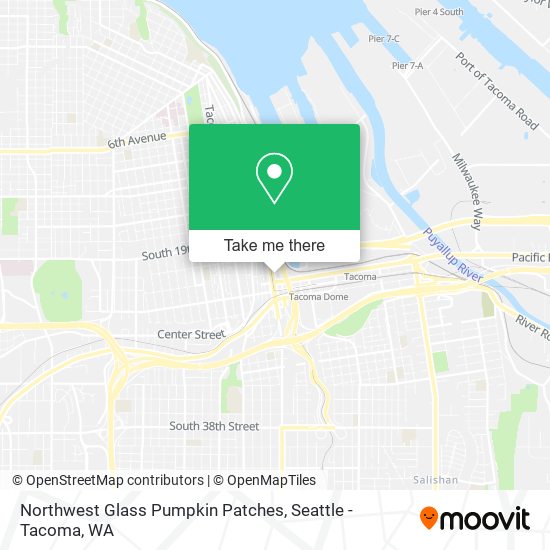 Mapa de Northwest Glass Pumpkin Patches