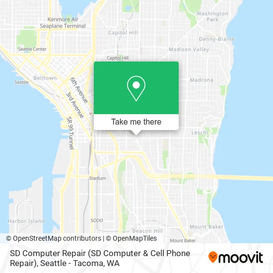 Mapa de SD Computer Repair (SD Computer & Cell Phone Repair)