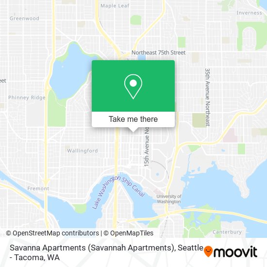 Mapa de Savanna Apartments (Savannah Apartments)