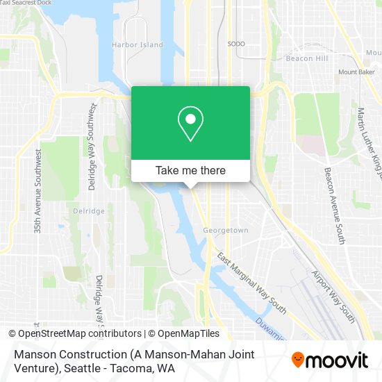 Mapa de Manson Construction (A Manson-Mahan Joint Venture)