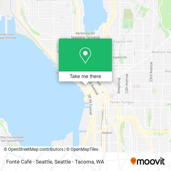 Mapa de Fonté Café - Seattle