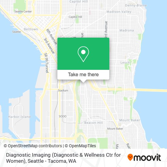 Mapa de Diagnostic Imaging (Diagnostic & Wellness Ctr for Women)