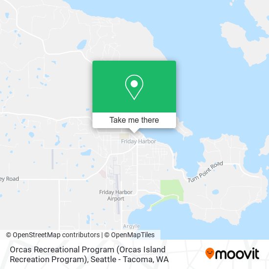 Mapa de Orcas Recreational Program (Orcas Island Recreation Program)