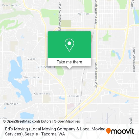 Ed's Moving (Local Moving Company & Local Moving Services) map