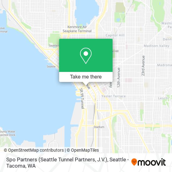 Mapa de Spo Partners (Seattle Tunnel Partners, J.V.)