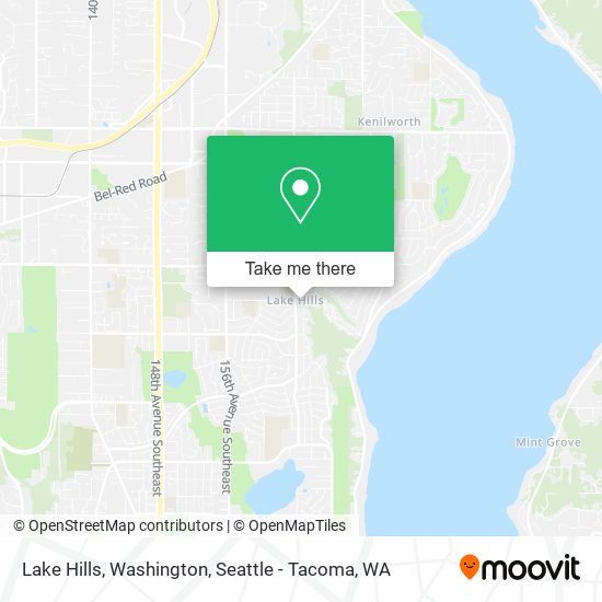 Mapa de Lake Hills, Washington