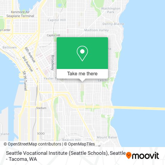 Seattle Vocational Institute (Seattle Schools) map
