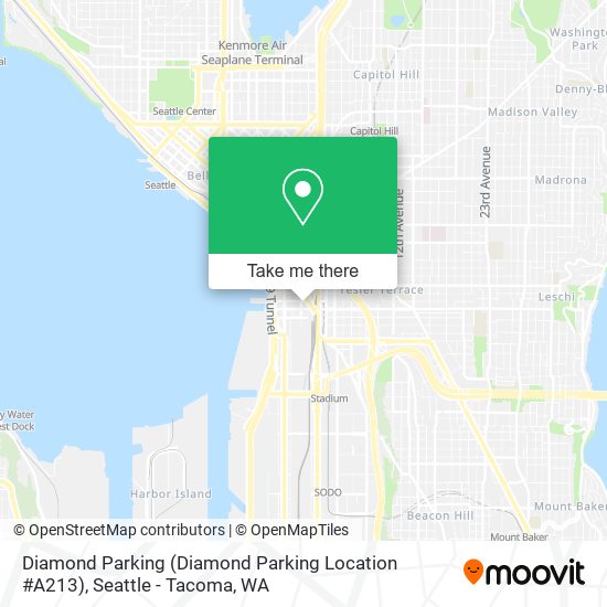 Diamond Parking (Diamond Parking Location #A213) map